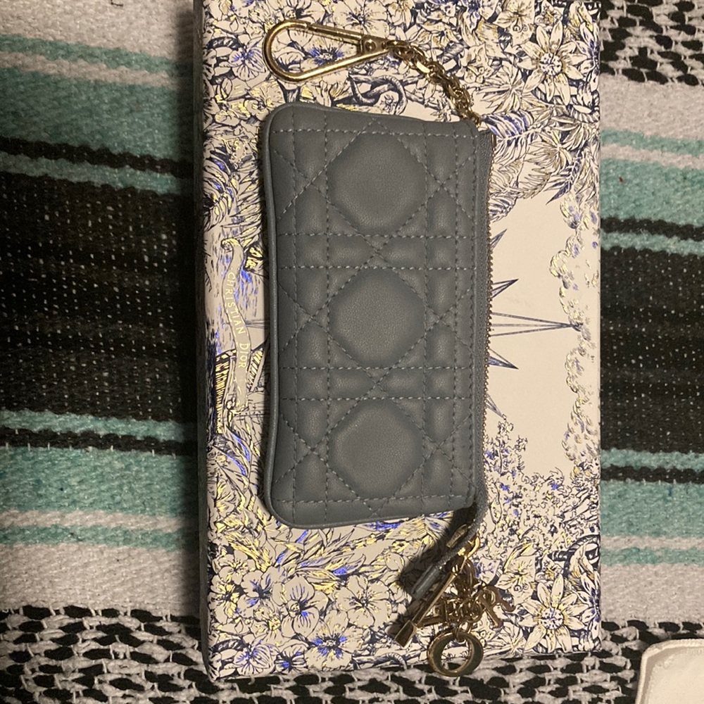 Lady Dior Zipped Key-case💙